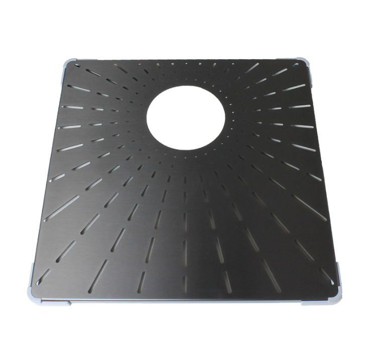 Caressi Gun Metal CABR40GM Bottom Grid 40x40
