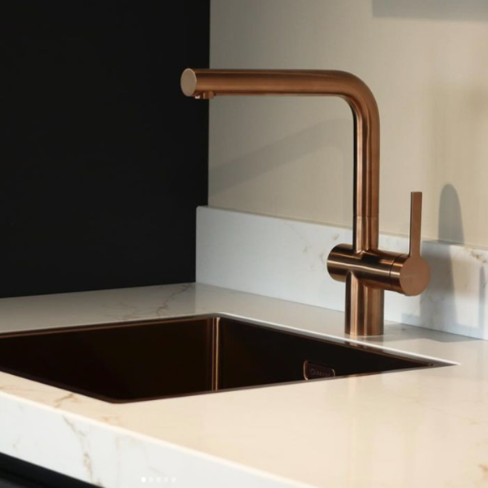 Caressi CA1108CO ECO Grifo de cocina Cobre