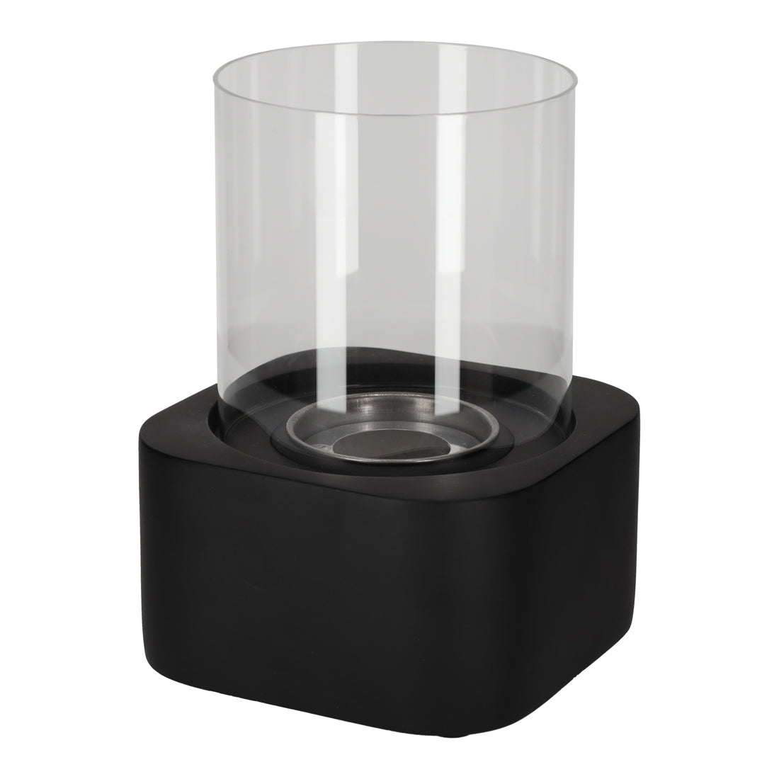 Zila Table Fireplace Black