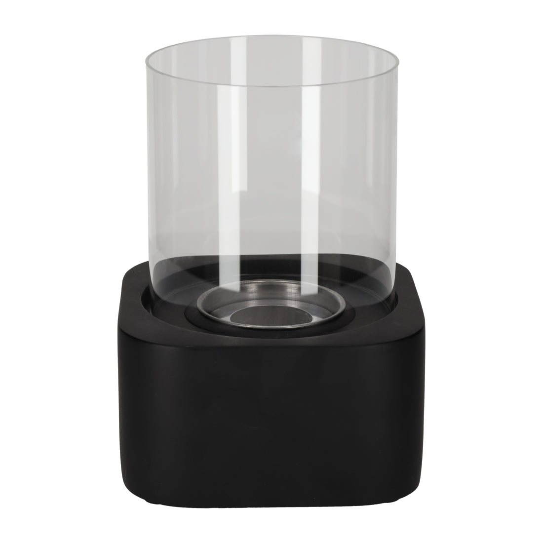 Zila Table Fireplace Black