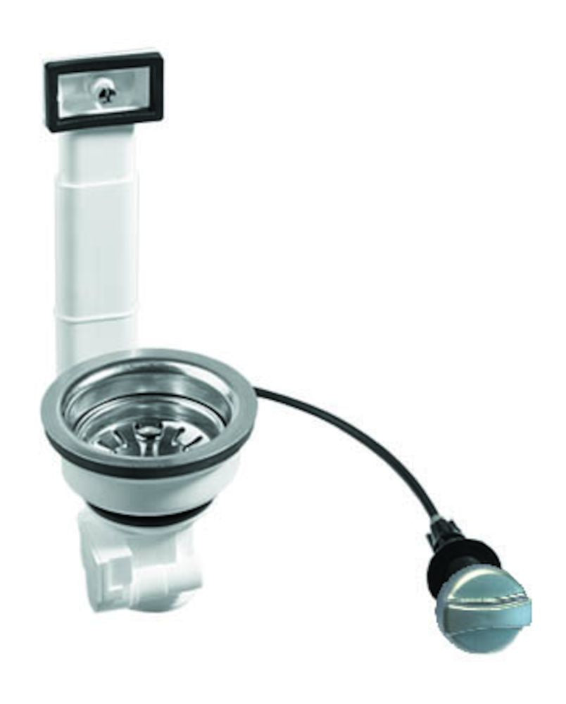3½ Basket plugs with sink Stainless Steel