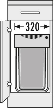 Hailo AS Easy Cargo 42 – Full-Extension Waste Bin Gray