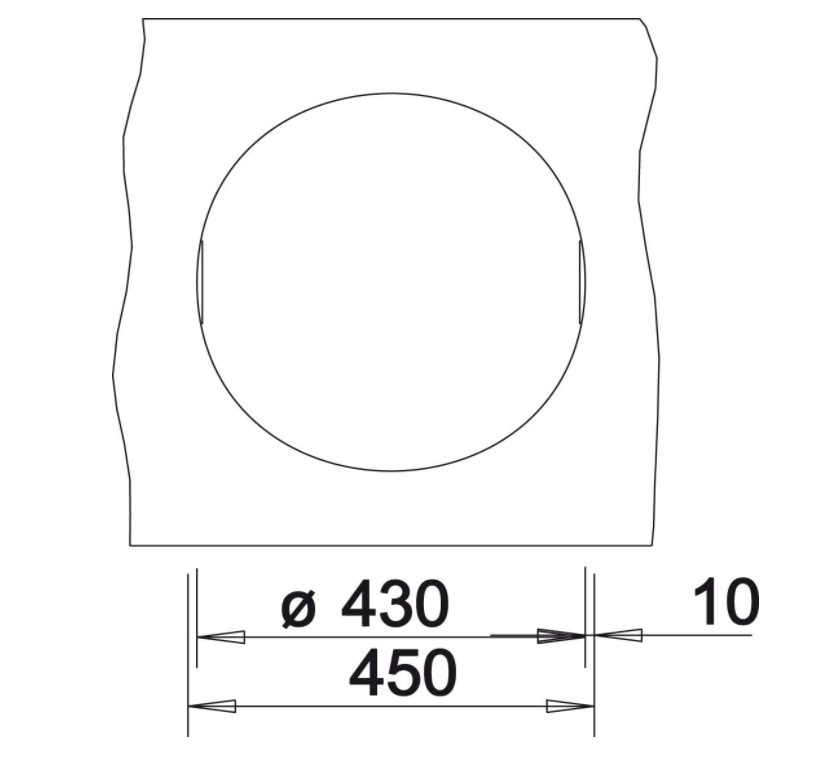 Blanco RONDO Granite Sink Soft White