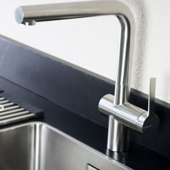 Caressi CA1108IU ECO Grifo de cocina de acero inoxidable