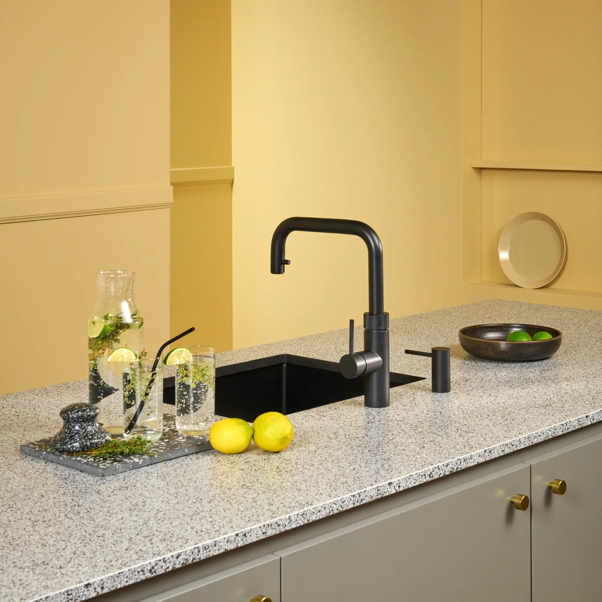 Quooker Flex Square Black separate tap 1