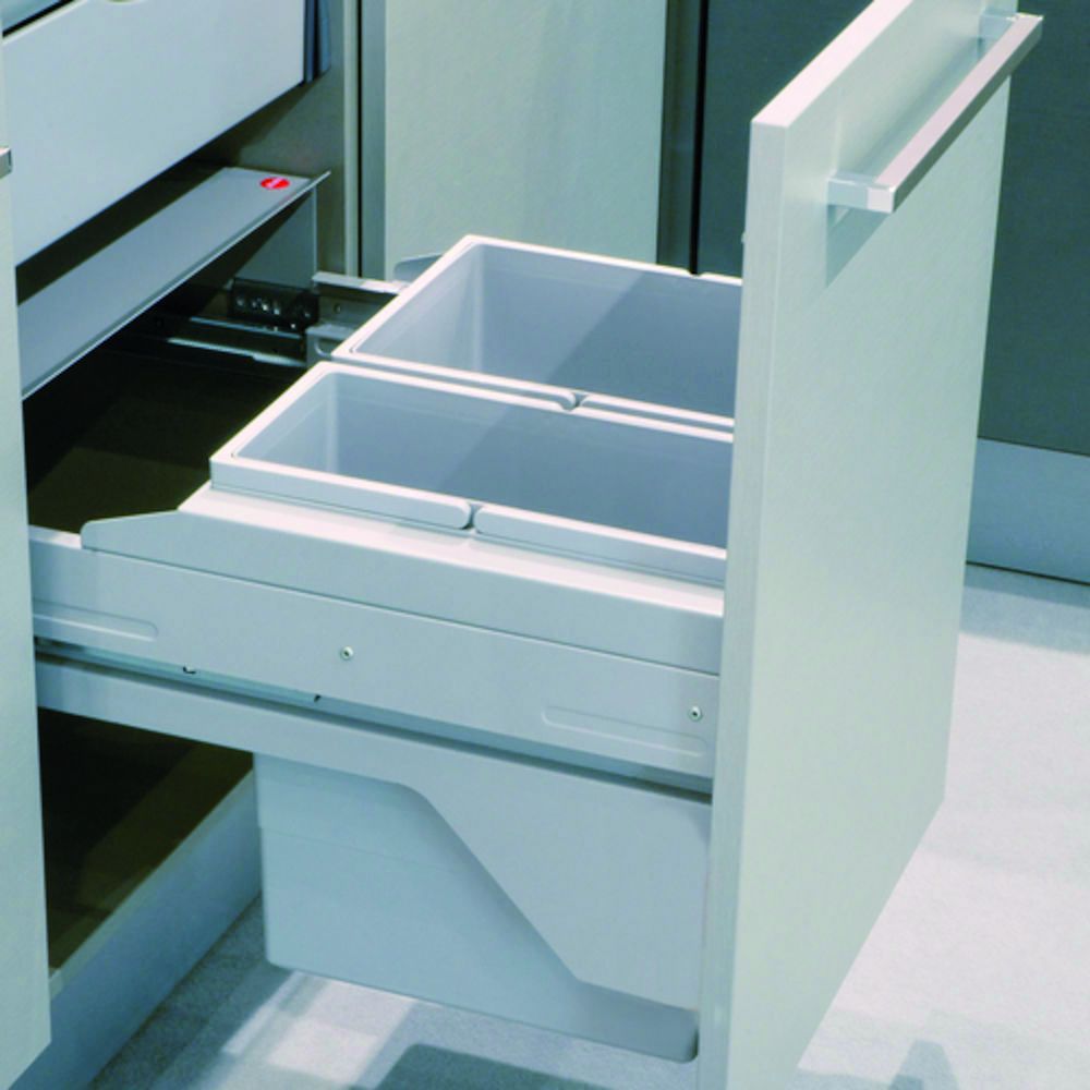 Hailo Euro-Cargo-Soft-Short-Front - 34L Avfallsbehållare i Grå