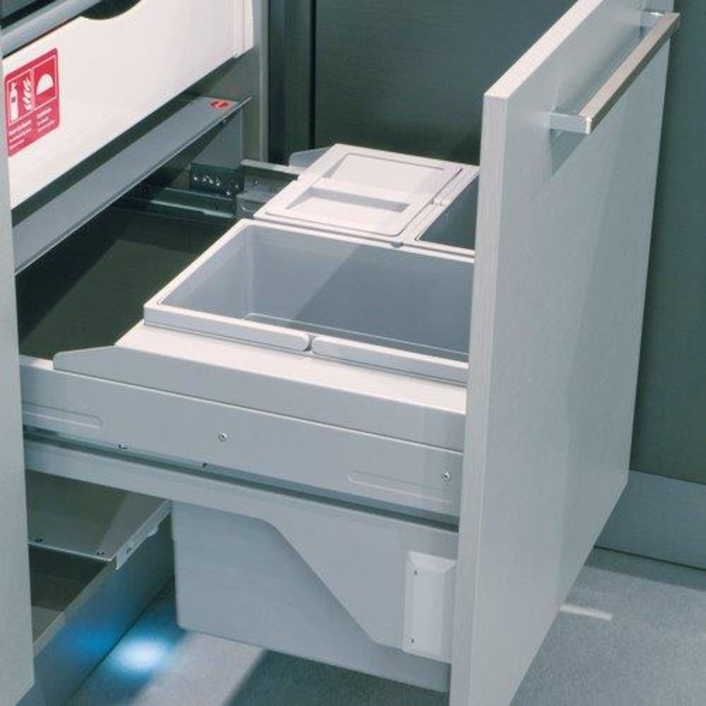 Hailo Euro-Cargo-Soft-Short-Front - 40L Waste System Gris