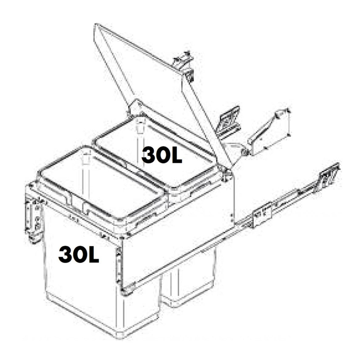 Vibo Globe 20 Automatiskt lock M50 Grå