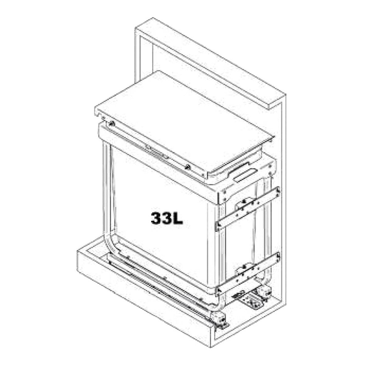 Vibo Kombi 20 Easy M30 Afvalsysteem Gray