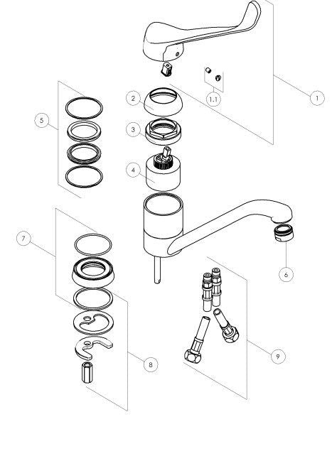 Majestic 11113 Kraan Chroom
