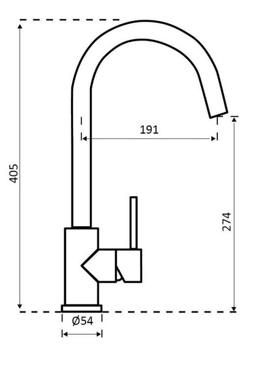Reginox Cano keittiöhana Gold