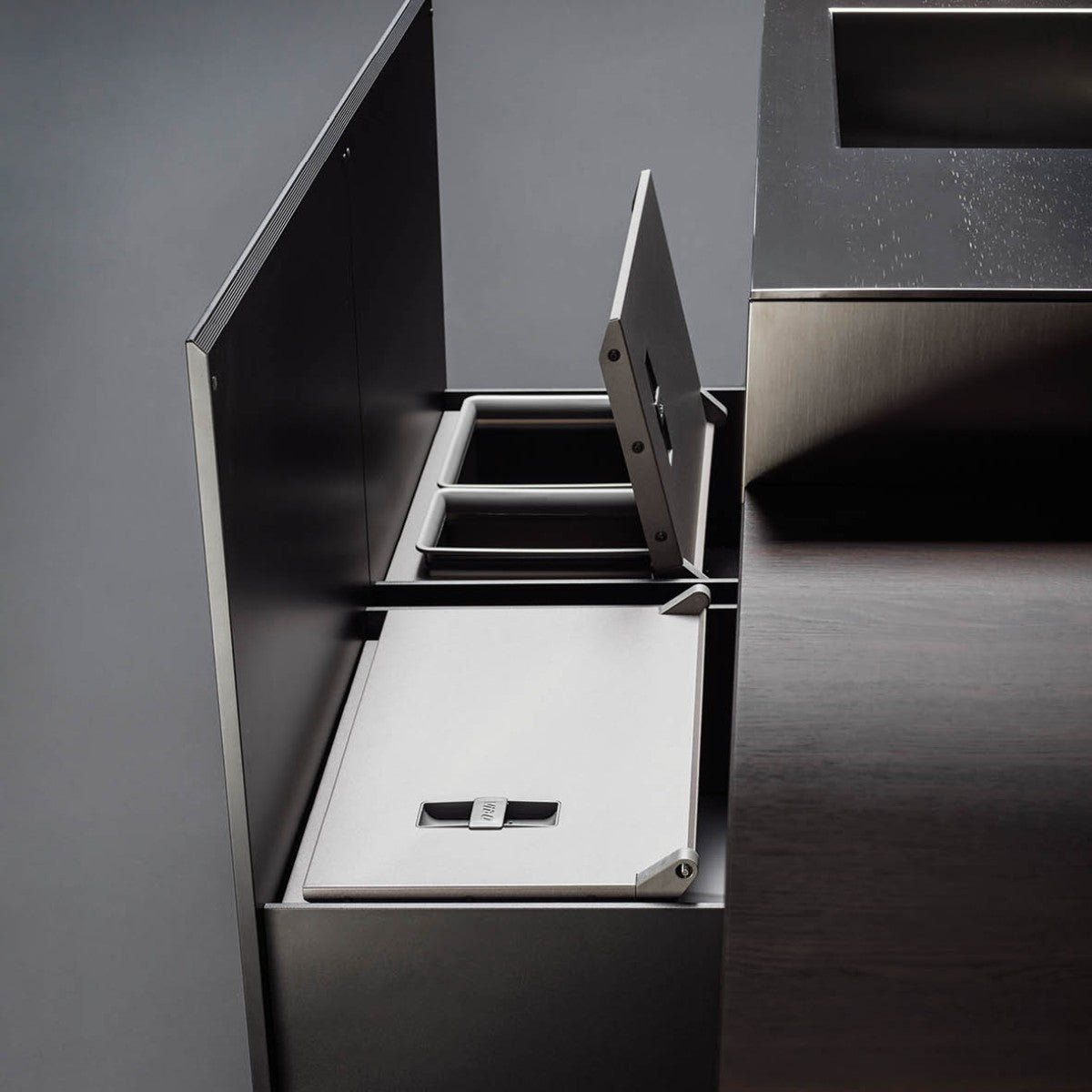 Vibo Movebin 600 sistema de residuos Gris