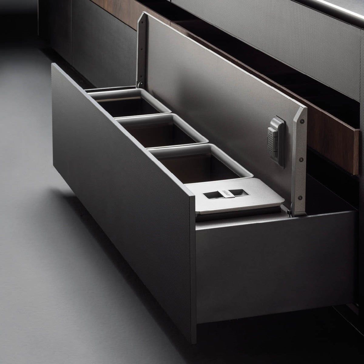 Système de poubelle Vibo Movebin 900 Gray