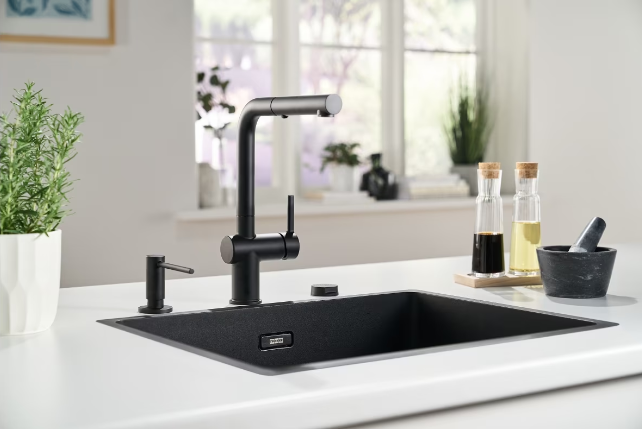 Franke Maris MRG 210-52 Sink Black edition Fragranite flush mount or undermount