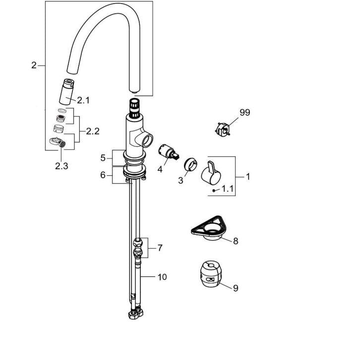 Kludi Bingostar XS 46851 Kitchen Faucet Chrome