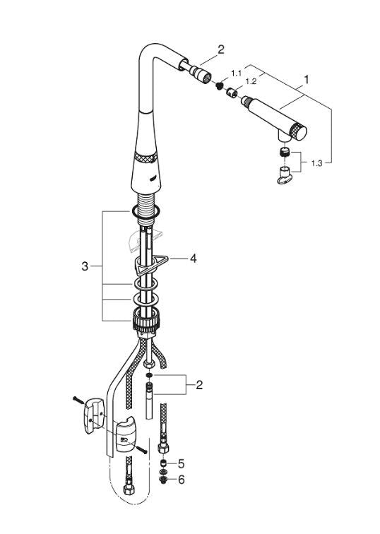 Grohe Zedra Smartcontrol 31593DC2 Supersteel