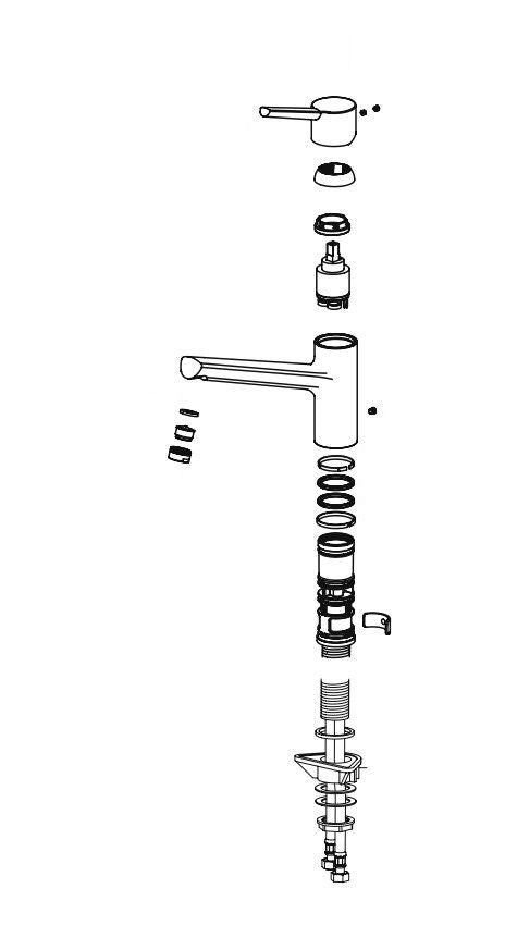 KWC Luna 10441023 Kraan Mat Zwart