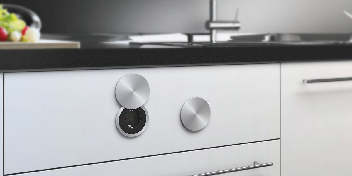 Bachmann PIX flush-mounted socket Bachmann Black