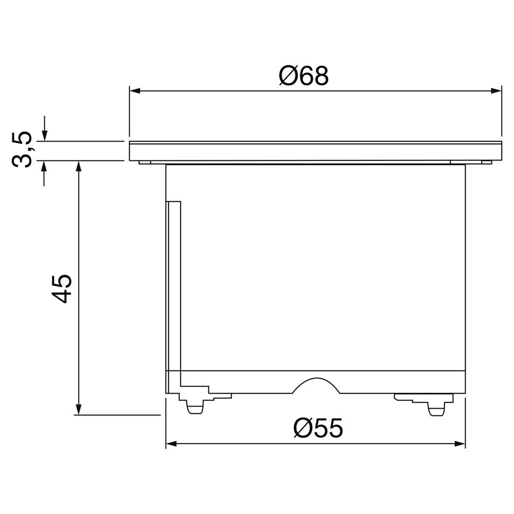 Bachmann PIX flush-mounted socket white Bachmann / Belgium