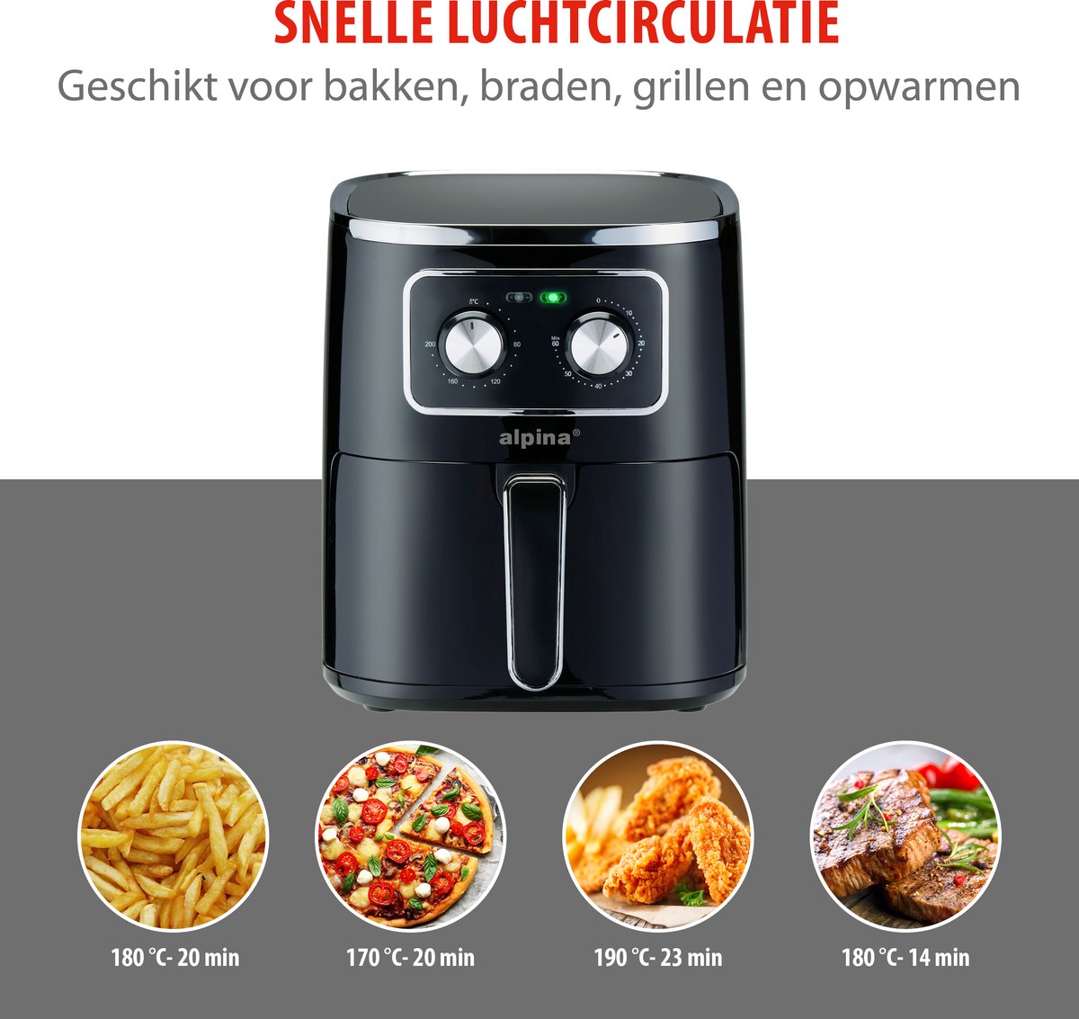 Vivid Airfryer Deluxe 4.5L
