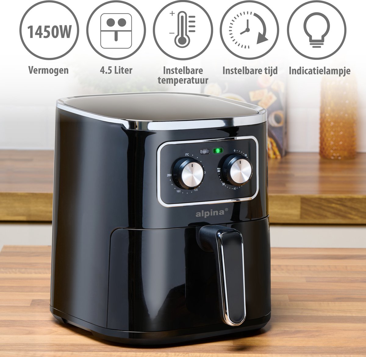 Vivid Airfryer Deluxe 4.5L