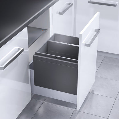 Hailo AS Triple XL 500 - 46L Cajón doble gris oscuro