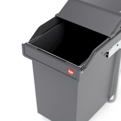 Hailo AS Single Box 24 - Utsvängbar papperskorg Mörkgrå
