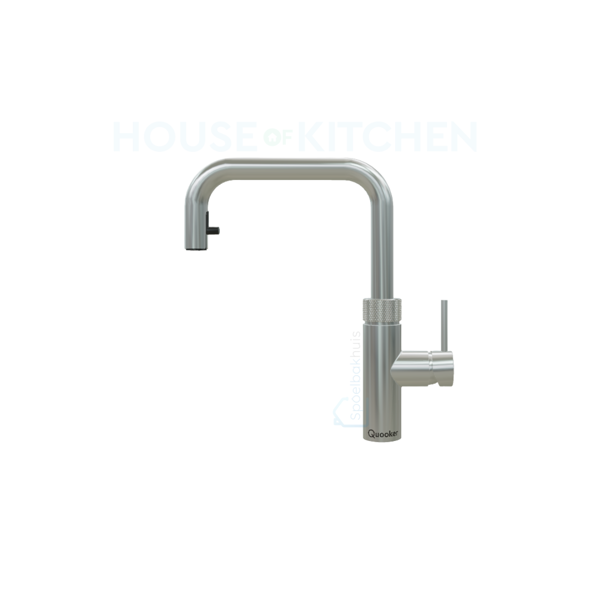 Quooker Flex Square stainless steel separate tap 0