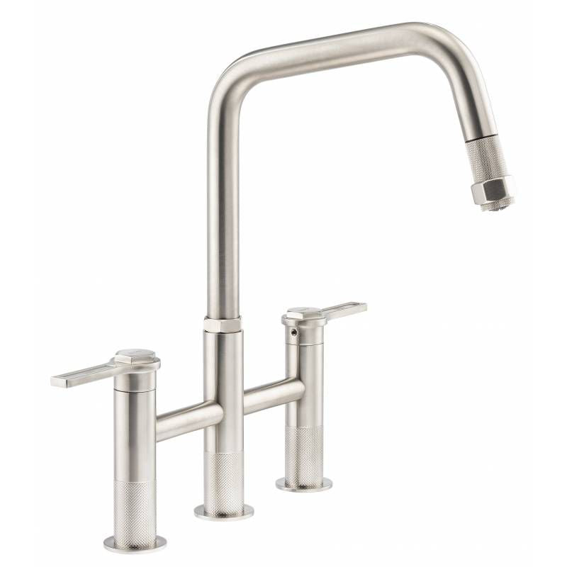 Abode Hex Bridge Tweegreeps Kraan Roestvaststaal-look