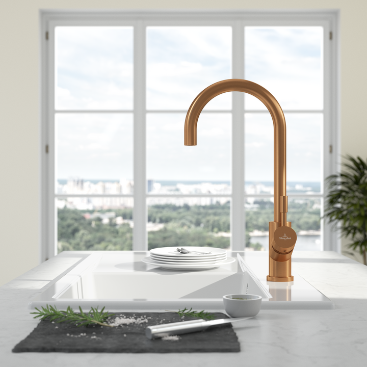 Grifo de cocina Villeroy & Boch Umbrella Bronce Cobre
