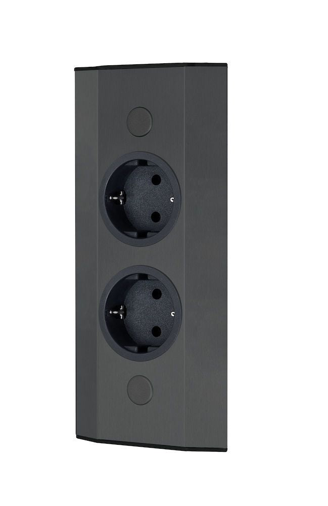 Columna esquinera Energy estrecha 2ST Negra