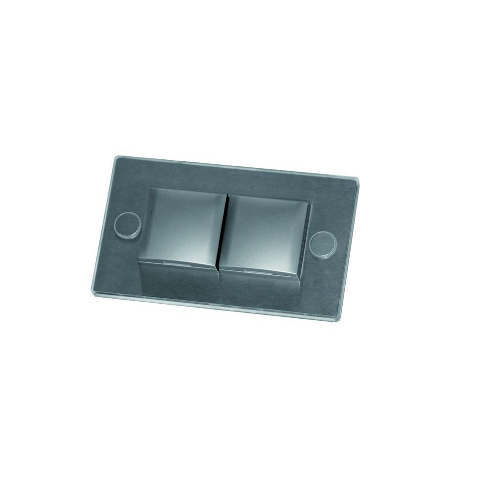 Fronti inbouwdoos - Met led decoratief licht RVS