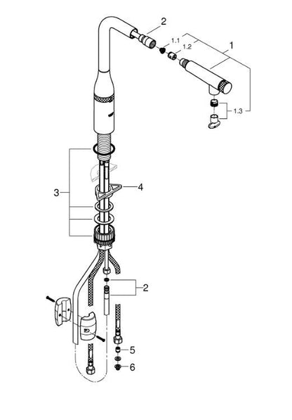Grohe Essence Smartcontrol 31615A00 Hård grafit