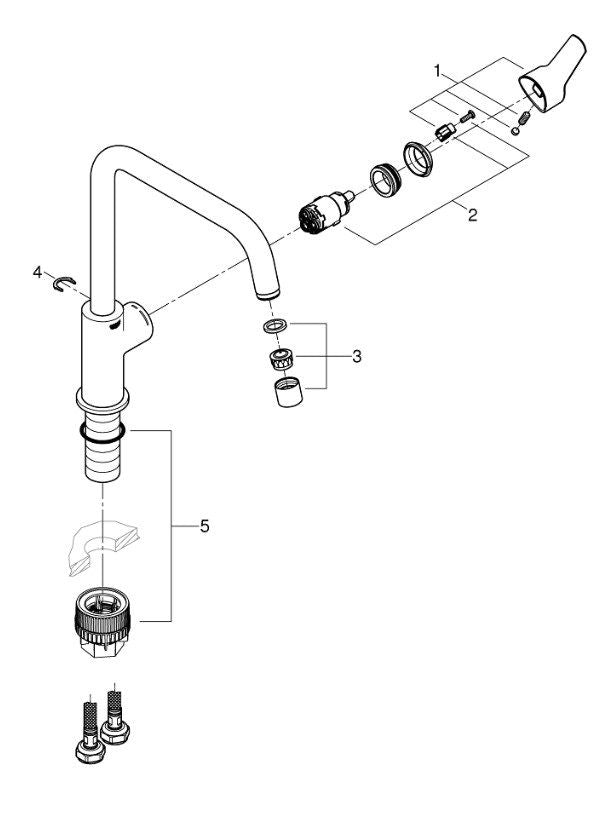 Grohe Eurosmart 30567000 Köksblandare Krom