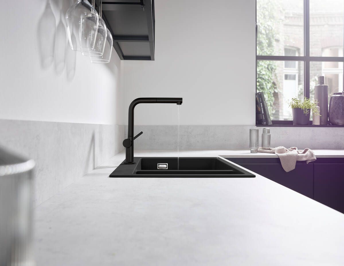 Hansgrohe Talis M54 72808670 Grifería de cocina Negro mate